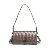 Bolsa Feminina Trançada Transversal para Axila 2026 Bolsa de Mão de Luxo Moda Bolsa Baguete Vintage Bolsa de Ombro Único Transversal Bolsa Sela