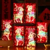 2027 Año del Cordero Nuevos Sobres Rojos Zodiacales Creativos con Estampado en Caliente Li Shi Feng Festival de Primavera Año Nuevo Bolsas Universales de Sobres Rojos para Niños