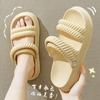 Sandalias Romanas 2025 de Suela Gruesa Antideslizantes Antiolor Transpirables de Verano para Uso Dual en Casa y al Aire Libre para Mujer