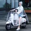 Poncho Impermeable Transparente Conductor Designado Adulto Impermeable Universal Portátil Ciclismo Ligero Patinete Eléctrico Específico para Bicicleta Estudiante