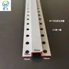 Tira de cierre de PVC de varias formas tira en forma de U blanca ranura para techo interior ranura de línea divisoria tira de tarjeta decorativa