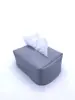 Caja de Pañuelos para Coche de Cuero con Sensación de Piel PU Caja de Pañuelos para Coche Estilo Crema Caja para Reposabrazos Parasol Caja de Pañuelos para Asiento