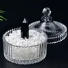 Pulseira de Ornamentos de Cascalho de Citrino em Pó Roxo Branco Natural Recipiente para Joias Caixa de Armazenamento Pedra de Desmagnetização Purificada Tigela de Desmagnetização