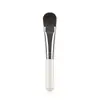 Cepillo de Maquillaje Individual Portátil Cepillo de Cerdas Suaves para Mascarilla Mango de Madera Cepillo Portátil para Mascarilla Herramienta de Maquillaje de Belleza