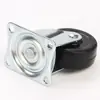 Rueda de 2 pulgadas de rodamiento doble dorada de diamante para caster universal 1.5PP para estante de muebles rueda universal ligera al por mayor de fábrica