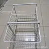 Estantería de Almacenamiento para Sala de Estar Estantería de Almacenamiento para Cocina Cesta de Almacenamiento Cesta de Tirar con Boca Plana para Plancha Estantería de Almacenamiento