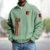 Sudadera tipo cárdigan estilo americano Chaqueta Uniforme de Equipo de la NBA Impresión Digital 3D Cárdigan Holgado con Cremallera y Capucha Sudadera Deportiva