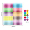 Pegatinas de Puntos de Colores para Jardín de Infancia para Decoración, Marcadores Creativos DIY, Pegatinas Redondas, Etiquetas Autoadhesivas, Pegatinas Redondas Hechas a Mano