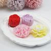 Flor de Rosa de Austin Brote de Peonía Jazmín Margarita Pequeña Clavel Vela de Aromaterapia Molde de Silicona de Yeso DIY