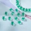 Al por mayor 10mm cuentas cuadrilátero cuentas acrílicas cuentas medianas cuentas sueltas cuadradas material para bolsa tejida a mano diy con cuentas