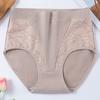 Año de nacimiento ropa interior roja algodón para mujer cintura alta Año del Dragón personas de mediana edad y mayores talla grande shorts de algodón festivo