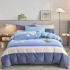 Conjunto de cama de quatro peças, 100% algodão, qualidade A, espessado e escovado para maior conforto, adequado para outono e inverno, atacado e dropshipping disponíveis do fabricante para vendas transfronteiriças