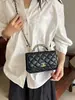 Bolso Acolchado Transfronterizo 2026 Nuevo Estilo Cadena de Moda Inspirado en Chanel Bolso de Hombro Caviar Bolso Cruzado Bolso de Mujer