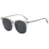 Nuevas gafas de sol redondas de moda para mujer, de alta gama, con montura grande, gafas de sol pequeñas, gafas de sol con protección UV para fotos de calle.