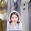 Deng Ziqi fundo branco acrílico chaveiro dupla face pingente de mochila suporte foto periférica mesmo estilo TikTok