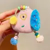 Cuerda para el pelo de dibujos animados linda para niñas y bebés, Muñeco de peluche divertido, Alta elasticidad, No daña el pelo, Goma para el pelo