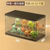 Rack de Exibição de Armazenamento de Caixas Surpresa Portátil Caixa de Exibição de Bonecas Bubble Mart Acrílico Armário Pendular Transparente Portátil Lego