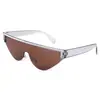 Lente de una sola pieza Gafas de sol de una sola pieza Nuevo 2024 Montura Triangular Incrustaciones de Diamante Personalizadas Gafas de Sol para Fotografía Callejera Personalización de Moda