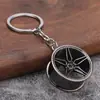 Llavero de metal con engranaje de turbina, buje, disco de freno, amortiguador, pinza, llavero de coche, colgante exclusivo transfronterizo