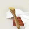 Palo de Masaje de Pezuña de Oveja de Resina de Sándalo Dorado para Cara, Ojos y Raspador Facial, Herramienta de Peine para Masaje de Cabeza, Personalizable