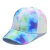 Sombrero de Sol para Playa para Exteriores, Gorra Hip-Hop, Logo Personalizable, Gorra de Béisbol Tie-Dye de Seis Paneles Personalizada para Viajes y Vacaciones