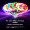 Fita de LED Cob de Baixa Tensão Fita de LED Autoadesiva Sala de Estar Sem Piscadas Luz Super Brilhante Alto Índice de Reprodução de Cor Sem Área Escura Luz Linear