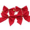 Decoración navideña rojo brillante Dorado Plata Correa para árbol de Navidad hecha a mano DIY alambre de amarre para embalaje lazo para estante