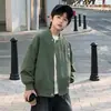 Chaqueta de béisbol para niños, nuevo estilo otoño 2026, chaqueta bordada con letras para niños mayores, top de manga larga para estudiantes de secundaria