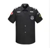 Conjunto de Uniforme de Trabajo de Seguridad para Hombres, Manga Larga, Estilo Otoño e Invierno, Engrosado, Sarja Negra, Resistente al Desgaste, Uniforme de Entrenamiento de Seguridad Antiestático