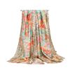 24 Novo Cachecol Feminino Cachecol Longo Estampado Multicolorido Primavera e Verão Combinação Total Xale Decoração para Sair Estilo Feriado Europeu e Americano Comércio Exterior