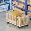 Carrito de mensajería para uso doméstico, carrito de entrega y compras ultraligero, modelo nuevo con ruedas, una herramienta mágica para recoger paquetes
