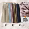Pantalones de Lino de Color Sólido para Mujer de Verano, Resistentes a las Arrugas, No se Deforman, Adelgazantes, de Cintura Alta, Transpirables, Pantalones Rectos Estrechos de Pierna Ancha, Pantalones Largos Finos