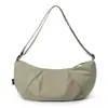 Bolsa tipo Dumpling para Mujer 2026 Modelo Nuevo Bolso de Media Luna Casual Ligero Versátil Bolso de Hombro Cruzado Bolso Simple de Tela Dropshipping Transfronterizo