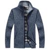 Nuevo Suéter Cardigan Chaqueta de Punto para Hombre Cuello Alto Holgado Suéter para Hombre 1383