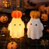 Lámpara de Calabaza Fantasma de Halloween Transfronteriza LED Decoración de Escritorio Creativa Adorno Luz de Atmósfera Brillante Regalo Festivo