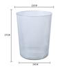 Bote de Basura Transparente Estilo Lujo Ligero Simple para Hogar Sala de Estar Dormitorio Baño Bote de Basura de Alto Valor Venta al por Mayor