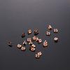 Aço inoxidável protetor auricular brincos stud acessórios borboleta fivela prata rosa ouro DIY handmade joias acessórios