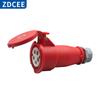 Enchufe industrial ZDCEE no a prueba de explosiones, conector de aviación impermeable de 3 orificios, 4 núcleos y 5 núcleos, conector de acoplamiento macho y hembra 16A32A.