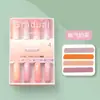 Plumón Girly Estilo Ins con Punta Suave, Marcador Fluorescente de Colores, Bolígrafo de Alta Apariencia Amigable con los Ojos para Diario, Bolígrafo Fluorescente Morandi