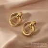 Pendientes de Alta Gama Transfronterizos Europeos y Americanos para Mujer, Aguja de Plata S925, Accesorios de Oreja Versátiles de Lujo Ligero, Pendientes de Venta Caliente en Yiwu al por Mayor y al por Menor