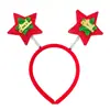 Envio direto da fábrica, faixas de cabeça de Natal transfronteiriças, presilhas de cabelo do Papai Noel, faixas de cabeça de urso de desenho animado, adereços de cabeça de boneco de neve