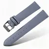 Acessórios de Pulseira de Couro Liso Mais Vendidos, Pulseiras de Relógio Impermeáveis Costuradas na Borda para Homens e Mulheres, Pulseiras de Relógio Macias, Relógios em Estoque, Mais Vendidos Transfronteiriços