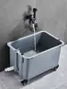 Fregadero Móvil Grande para Baño de Casa, Fregadero de Pie para Trapeador, Lavabo, Depósito de Aguas Residuales, Lavabo de Balcón