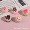 Acessórios de Resina de Chocolate para Simulação Miniatura 3D Cola de Creme Chaveiro DIY Capa de Celular Artesanal Acessórios de Cabelo Venda por Atacado