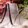 Cinta de Corea del Sur moño diy accesorios para el cabello ropa sombrero de copa accesorios para empaque de ramo borde medio de la oreja rayado cinta de nieve