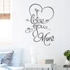 Nuevo DZ010 Lema en inglés Te amo más Te amo más amor dormitorio decoración del hogar pegatina de pared