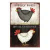 Pintura de ferro de animal personalizada decorações de parede externas penduradas pintura decorativa de fazenda country retrô americana