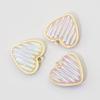 Colgante de Trébol de Amor de Doble Cara Mickey colgante chapado en color cadena para teléfono móvil material decorativo tridimensional accesorios luminosos para DIY