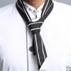 Pañuelo de Chef para el Sudor Bufanda Pañuelo de Cuello Bufanda Triangular Corbata de Lazo Café Restaurante Occidental Hotel Ropa de Cocina Accesorios Cuello Halter Estampado