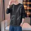 Sudadera Talla Grande M-8XL Diseño de Línea 3D Sudadera con Estampado Nuevo 2026 Hombre Otoño Talla Grande Holgada